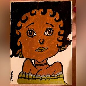 Carmella canvas board 5x7